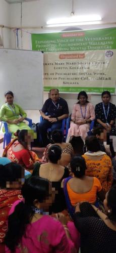 EXPLORING VOICE OF THE VULNERABLE PROMOTING PSYCHOSOCILAL WELLBEING AND PREVENTING MENTAL DISORDERS, Sonagachi, 11.05.2024